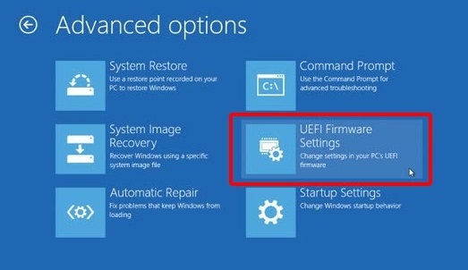 UEFI Firmware settings